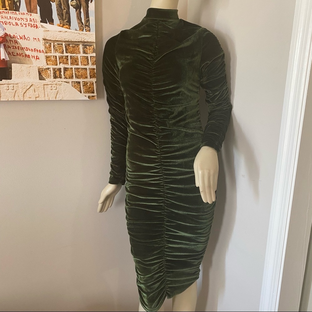 Ruched Midi Dress